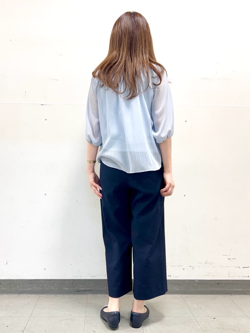 yuさんの「Reflect｜◆【E‐QUALITY／手洗い可】ワイドクロップドパンツ」を使ったコーディネート