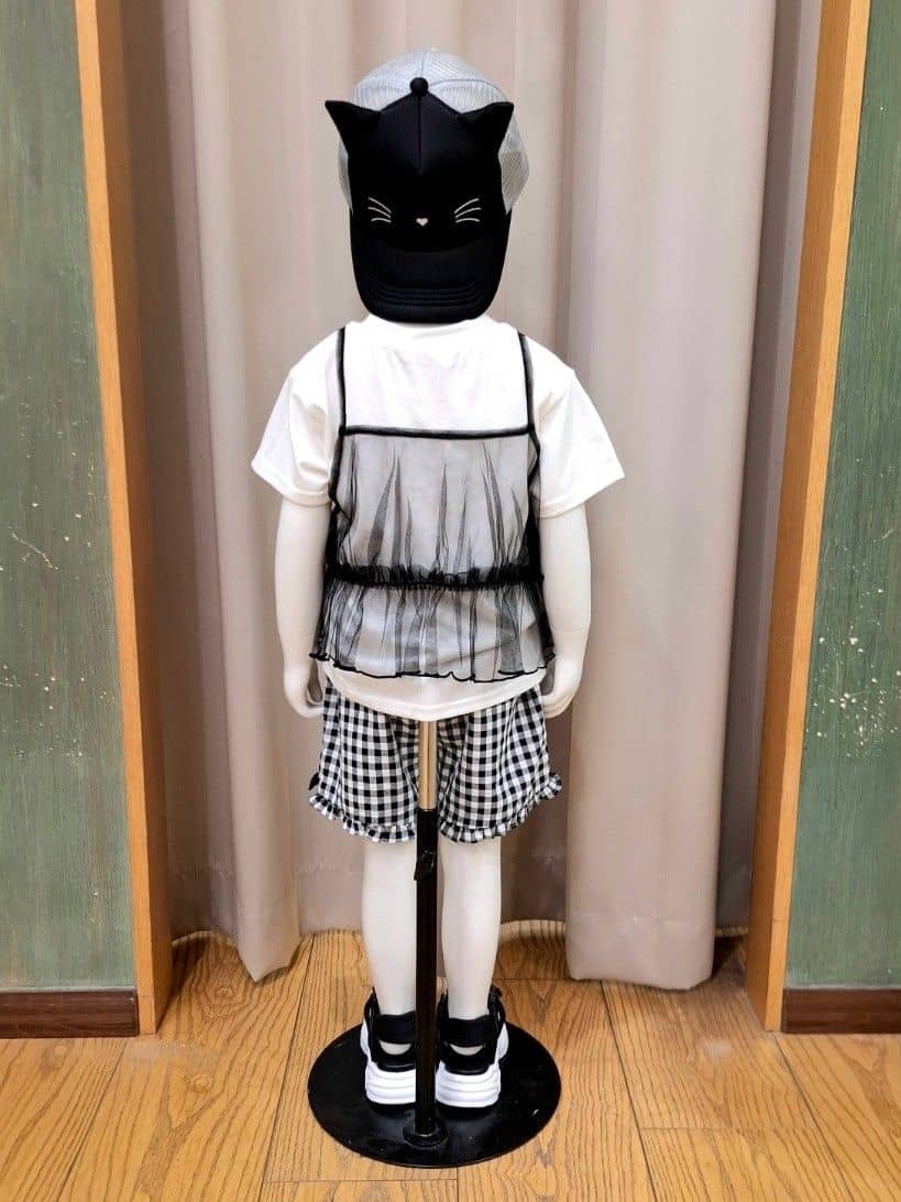 haruさんの「SHOO･LA･RUE｜◆【100-120cm】チュールキャミTシャツ」を使ったコーディネート