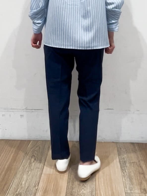 山さんさんの「grove｜◆【毎日着たい】麻調メッシュ袖コンシャスブラウス」を使ったコーディネート