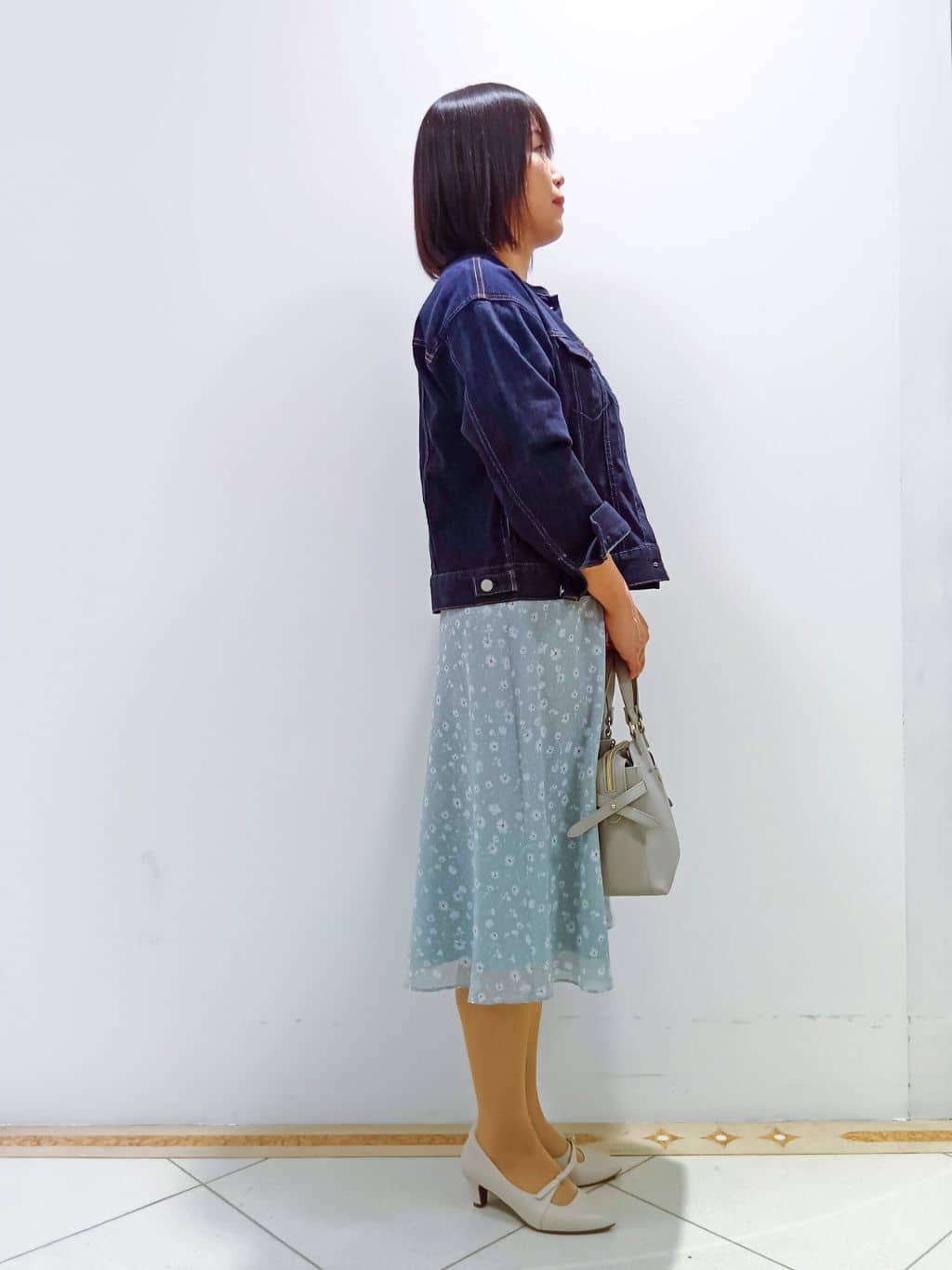 tomoさんの「Reflect｜◆【マシンウォッシュ可】フラワープリントワンピース」を使ったコーディネート