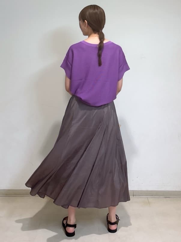 yukaさんの「UNTITLED｜ライトダブルリングネックレス」を使ったコーディネート