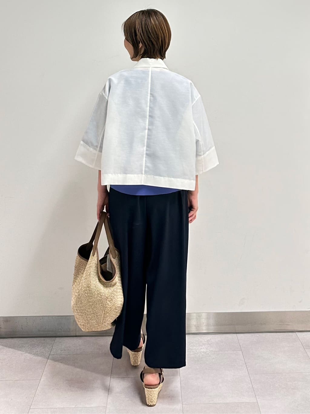 みなこさんの「UNTITLED｜ライトダブルリングネックレス」を使ったコーディネート