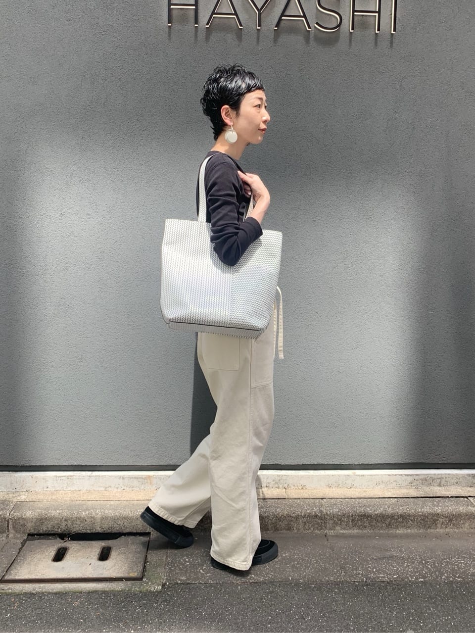Kさんの「HIROKO HAYASHI｜OTTICA（オッティカ） トートバッグL」を使ったコーディネート