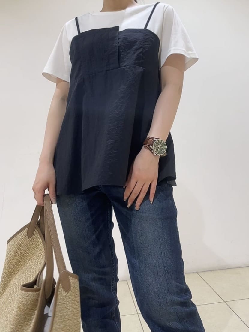 watanabeさんの「UNTITLED｜【Healthy DENIM&times;UNTITLED】別注 R Mrytle（リマートル）テーパードデニム」を使ったコーディネート