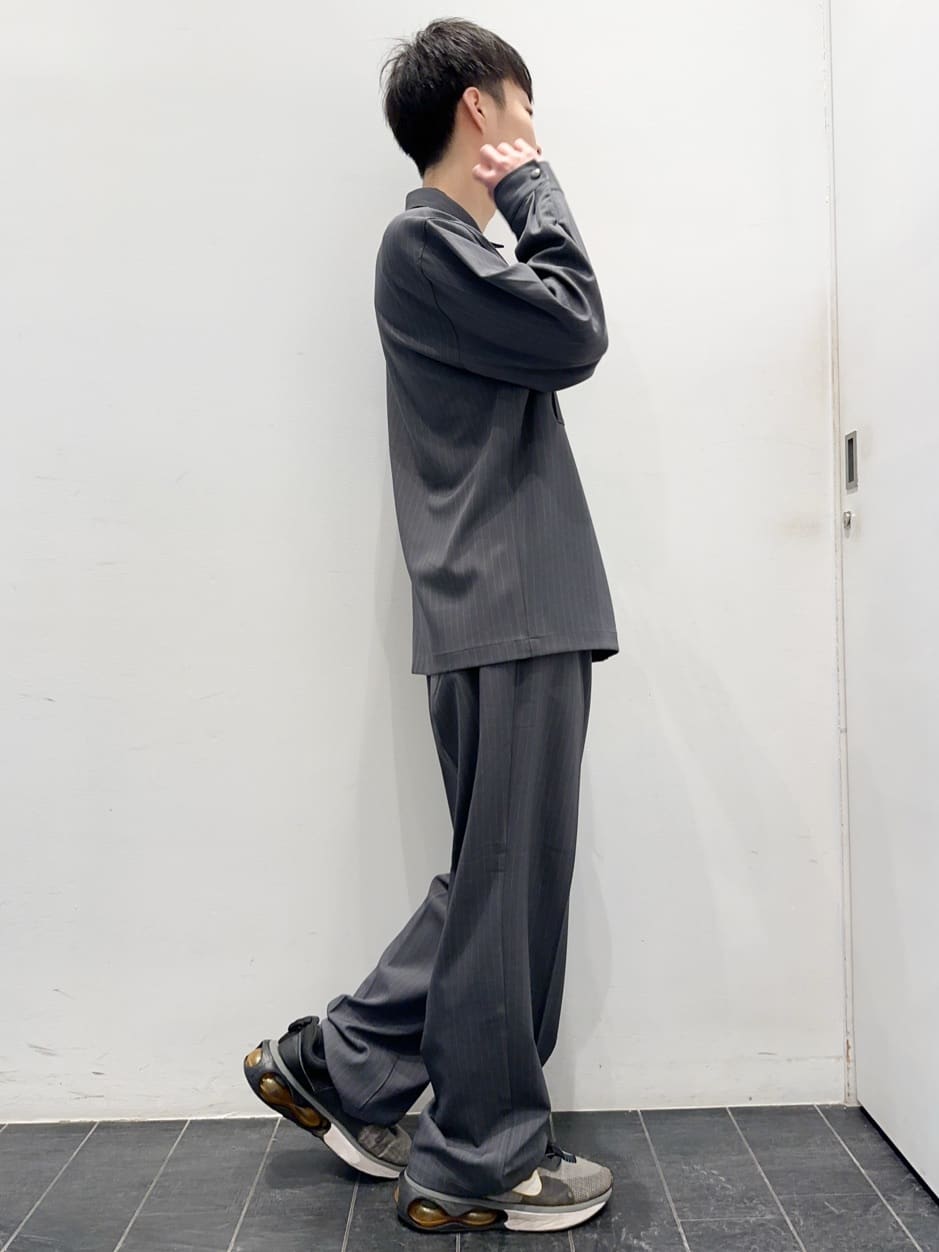 ちびちゃんさんの「THE SHOP TK｜◆ダブルポケットシャツ【セットアップ可/洗濯機OK】」を使ったコーディネート