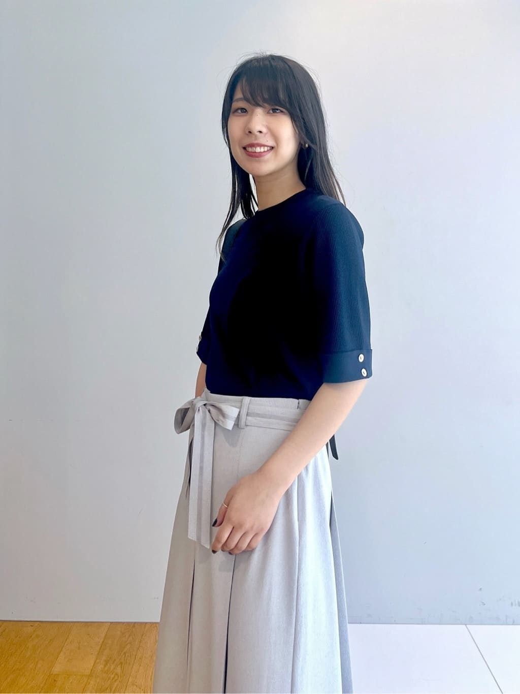 cotaniさんの「grove｜◆サッシュベルトスカートライクパンツ」を使ったコーディネート