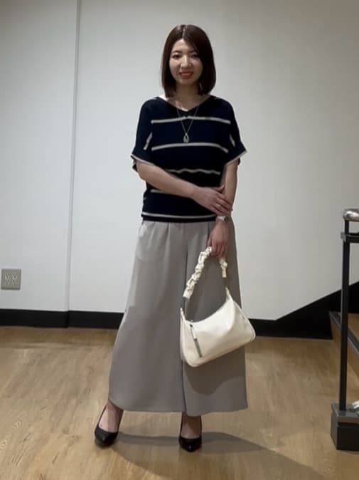 MIKIKOさんの「UNTITLED｜マーブルドロップネックレス」を使ったコーディネート
