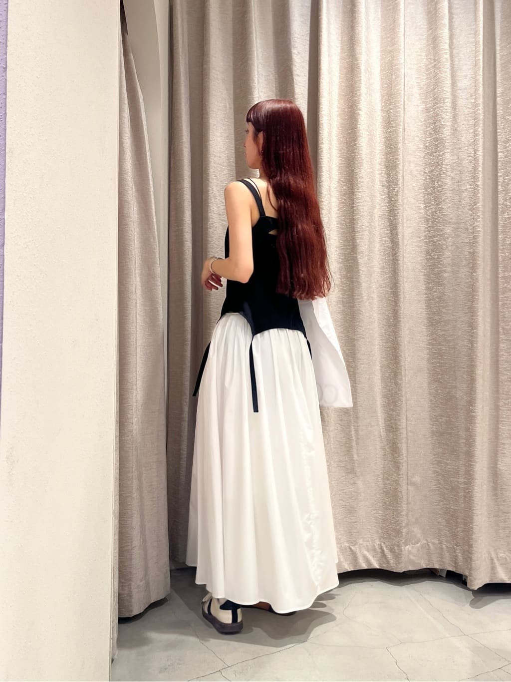 Rielさんの「CODE A｜side slit volume skirt」を使ったコーディネート