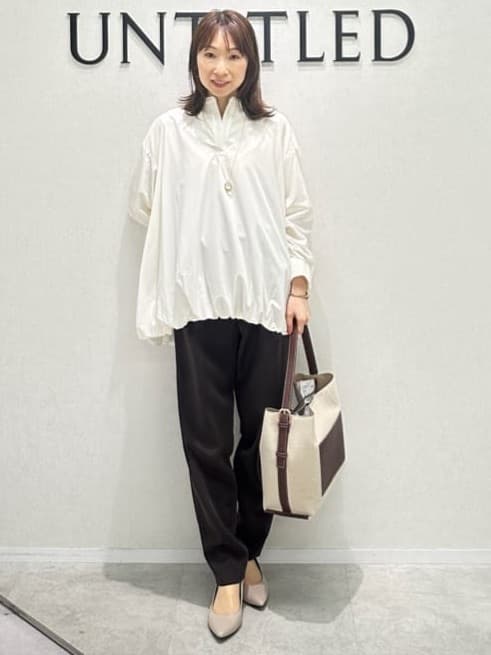 Miwaさんの「UNTITLED｜ライトダブルリングネックレス」を使ったコーディネート
