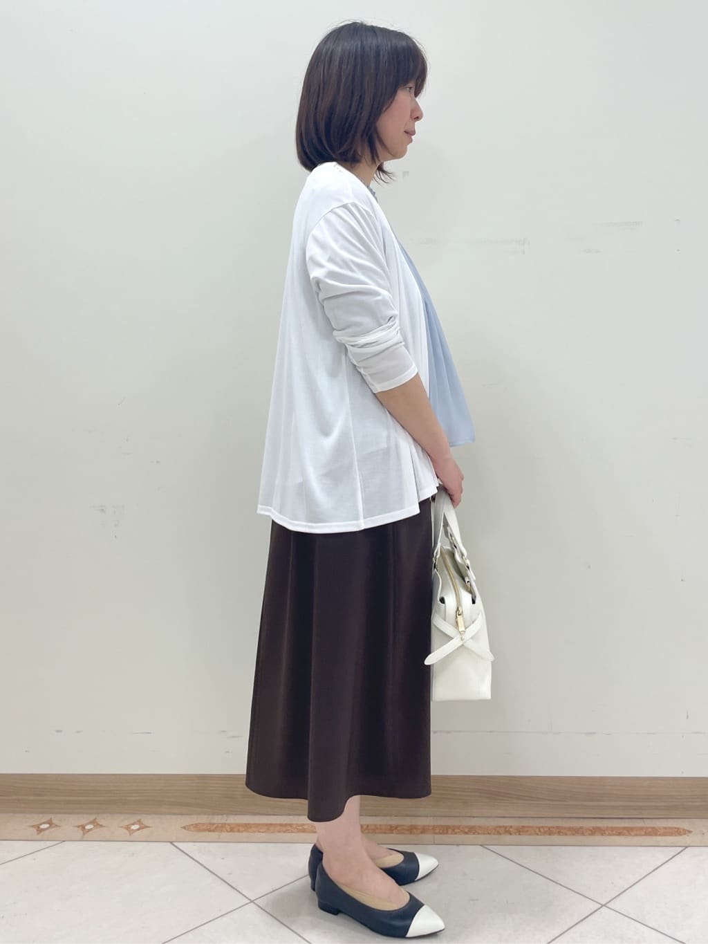 hanaさんの「Reflect｜◆【洗える】シャーリングデザインブラウス」を使ったコーディネート