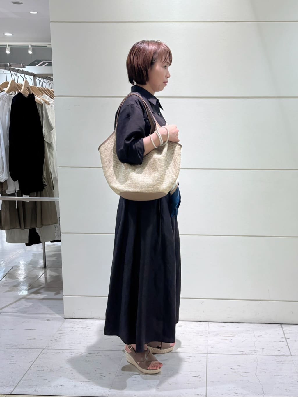 Satoさんの「UNTITLED｜◆【セットアップ可能/手洗い可】リネン混フレアスカート」を使ったコーディネート