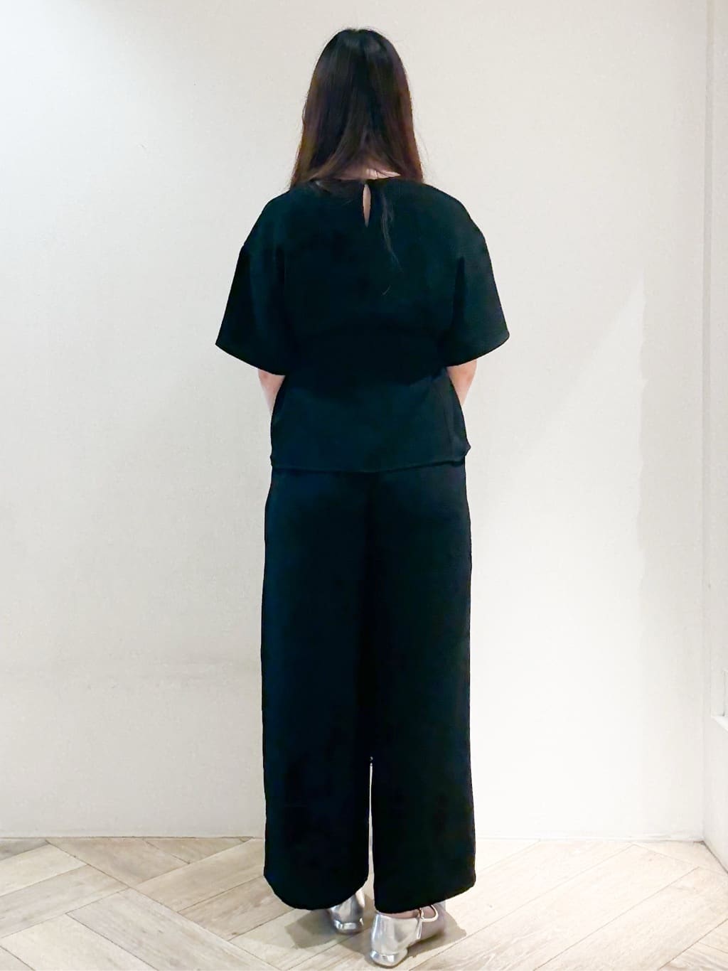 sayaさんの「index｜◆ストレッチジャカード2WAYリボントップス／セットアップ対応可【洗濯機洗い可】」を使ったコーディネート