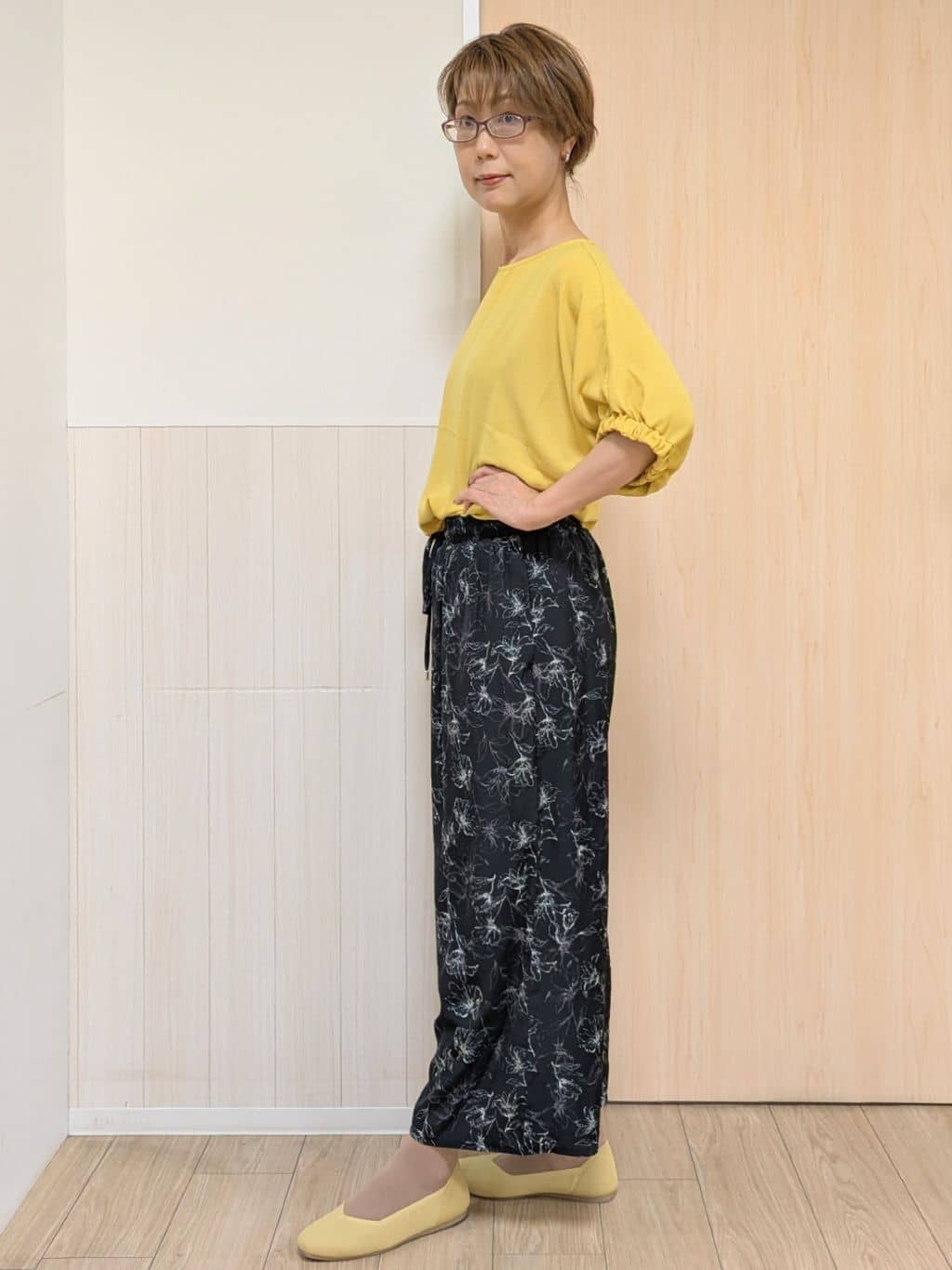 YuAさんの「SHOO･LA･RUE｜◆【高レビュー】洗えてサラサラ ニットパンプス」を使ったコーディネート