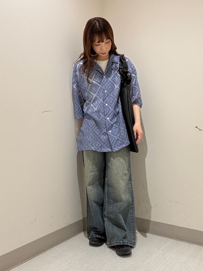 S.A.Oさんの「tk.TAKEO KIKUCHI｜◆片染めレースシャツ」を使ったコーディネート