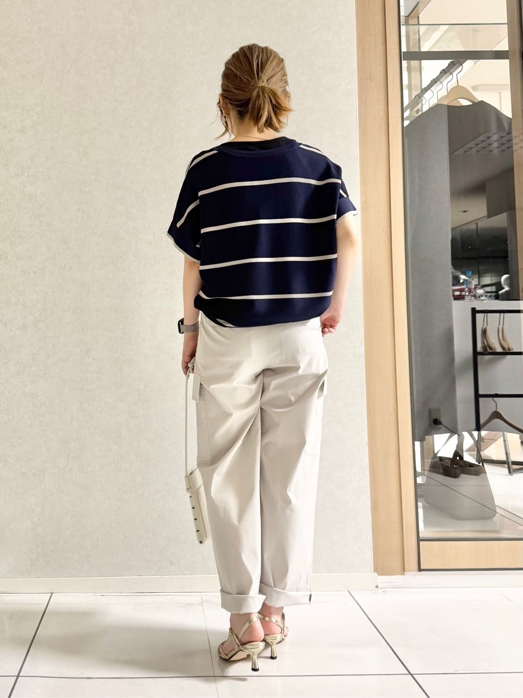 sayuさんの「UNTITLED｜◆【洗える/スポーティー】ストレートカーゴパンツ」を使ったコーディネート
