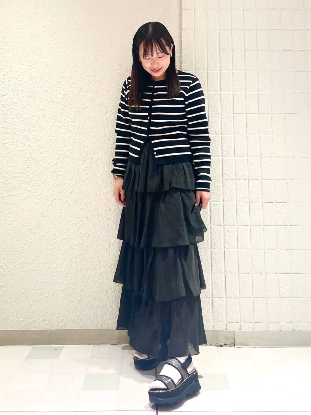 SEIKOさんの「ESPERANZA｜厚底ラメスポサン」を使ったコーディネート