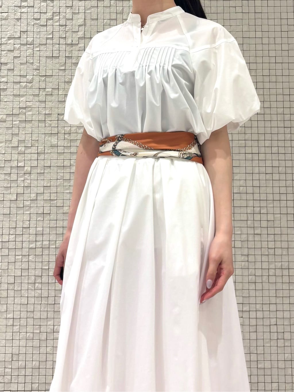 ibukiさんの「INDIVI｜◆【通気性◎撥水／UV／SETUP可能】アクティブブラウス」を使ったコーディネート