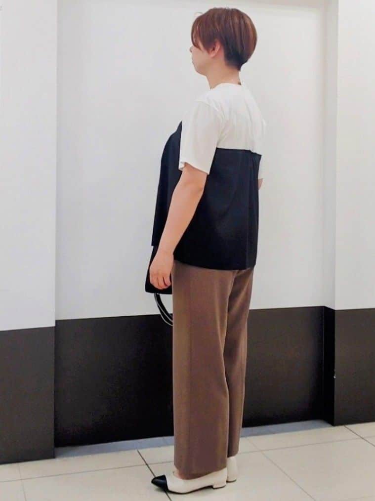 じゅりさんの「Reflect｜◆【マシンウォッシュ可能】レイヤード風ジャージブラウス」を使ったコーディネート