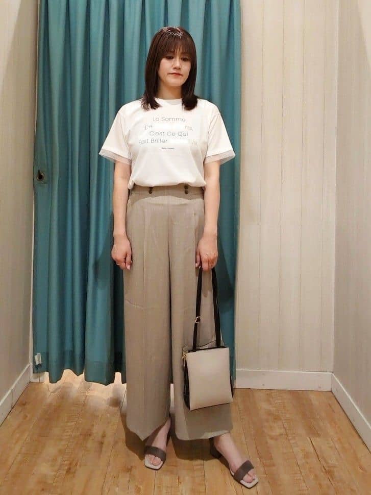 kawa.さんの「SHOO･LA･RUE｜◆カジュアルにもきれいめにも アンクルストラップサンダル」を使ったコーディネート