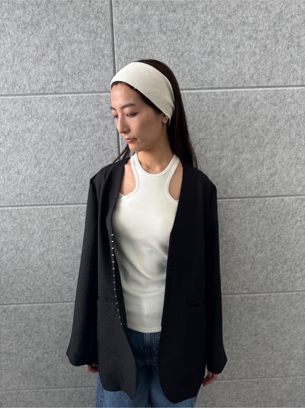 uchi__yamaさんの「CODE A｜【Cup-in】design cut tank」を使ったコーディネート