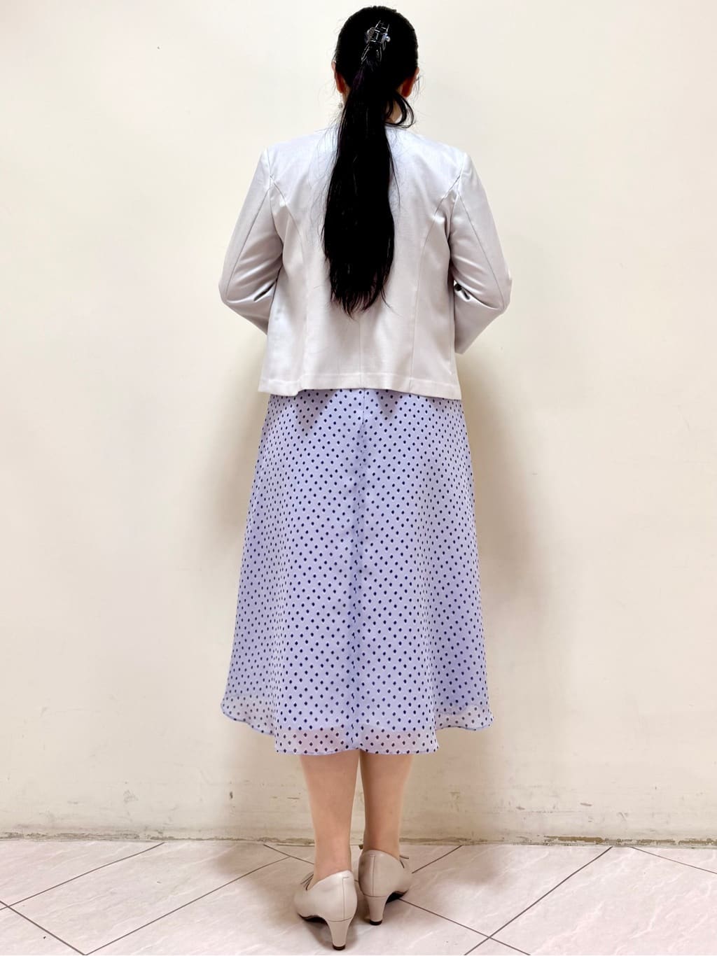 rincoさんの「Reflect｜◆【夏SALE／WEB先行カラーあり／マシンウォッシュ可】コツキ幾何柄ワンピース」を使ったコーディネート