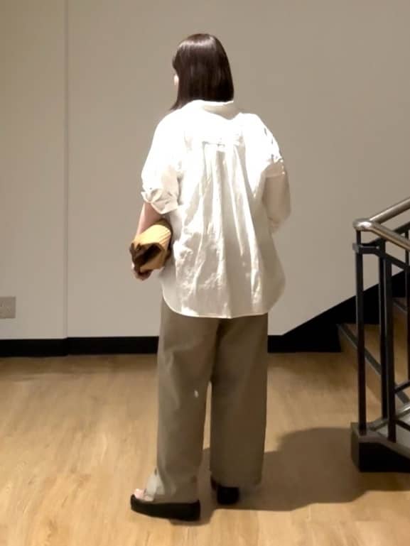 MIKIKOさんの「UNTITLED｜◆【セットアップ可能】フロントラップ ワイドパンツ」を使ったコーディネート