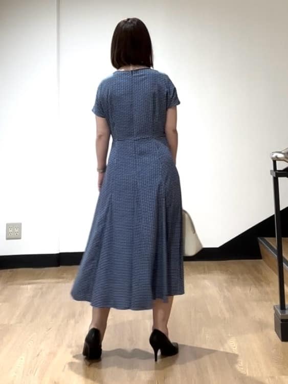 MIKIKOさんの「UNTITLED｜◆【きれいめ/洗える/夏ワンピ】ジオメトリック柄ワンピース」を使ったコーディネート