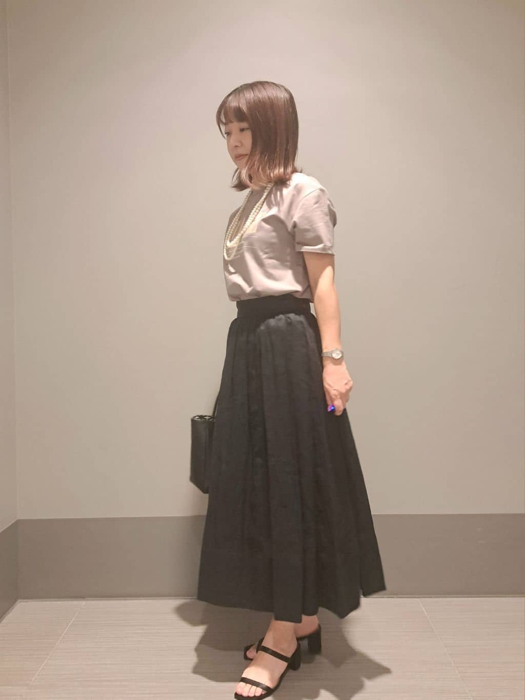 Takahashiさんの「DRESSTERIOR｜【otonaMUSE5月号掲載/日本製】シュリンクレザーミニトート」を使ったコーディネート