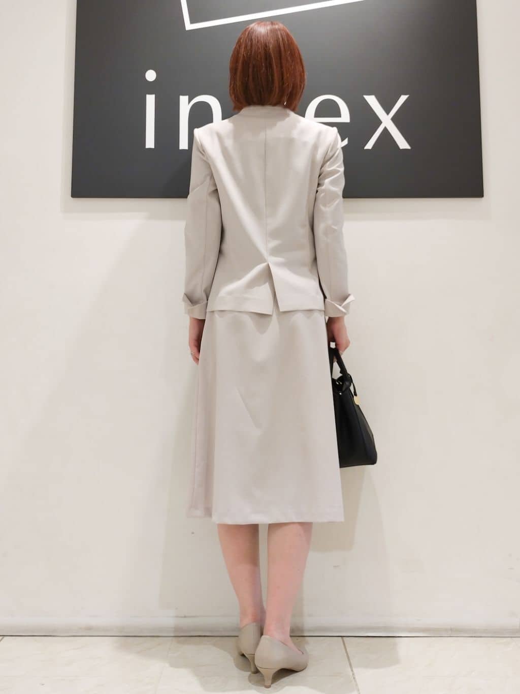 n.さんの「index｜◆ストレッチノーカラージャケット／セットアップ対応可【洗える／イージーアイロン／抗ピル】」を使ったコーディネート