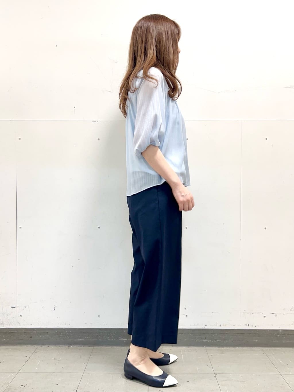 yuさんの「Reflect｜◆【E‐QUALITY／手洗い可】ワイドクロップドパンツ」を使ったコーディネート