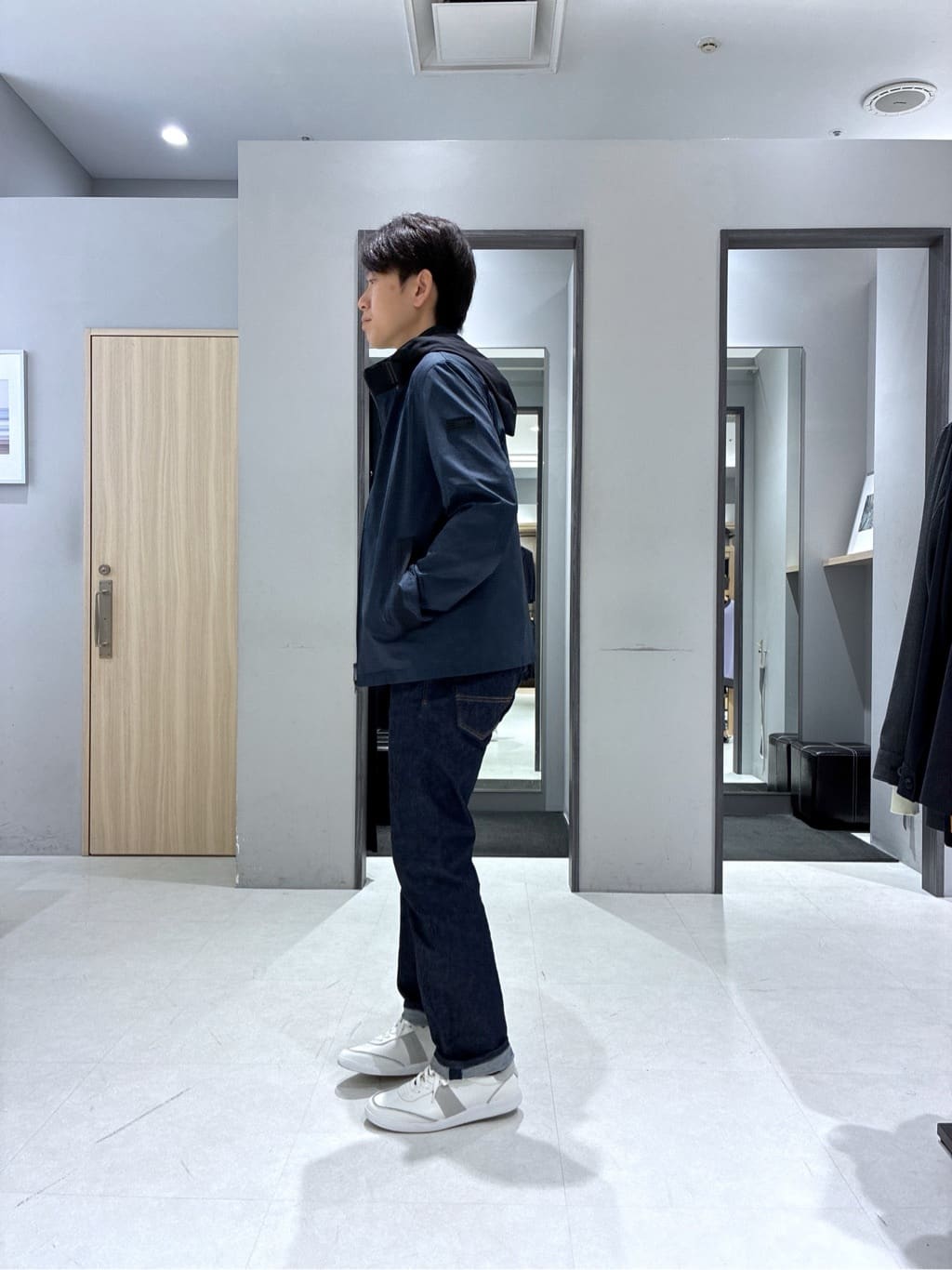 わいずみさんの「TAKEO KIKUCHI｜【抗菌防臭／5サイズ展開】ハイゲージポンチ Tシャツ」を使ったコーディネート