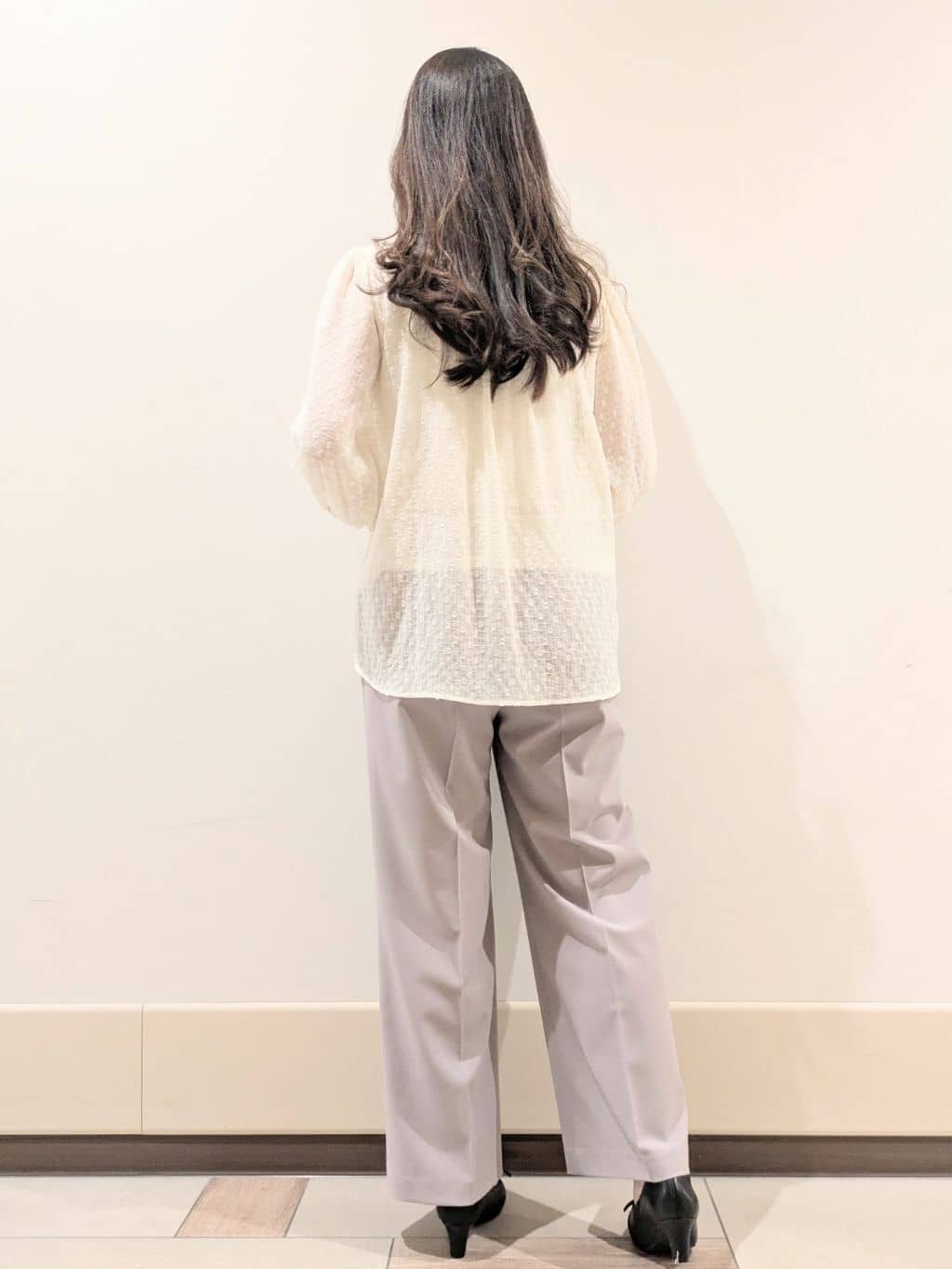 imamiさんの「Reflect｜◆【手洗い可】ロングシルエットブラウス」を使ったコーディネート
