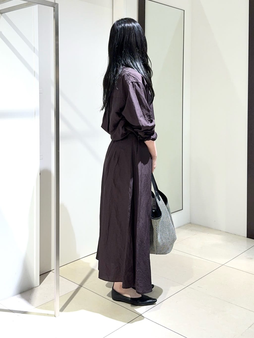 kaoruさんの「UNTITLED｜◆【セットアップ可能/手洗い可】リネン混フレアスカート」を使ったコーディネート