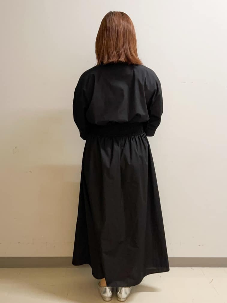 なかさんの「OPAQUE.CLIP｜◆《5色展開》フィット＆フレアシャツワンピース【洗濯機洗い可】」を使ったコーディネート