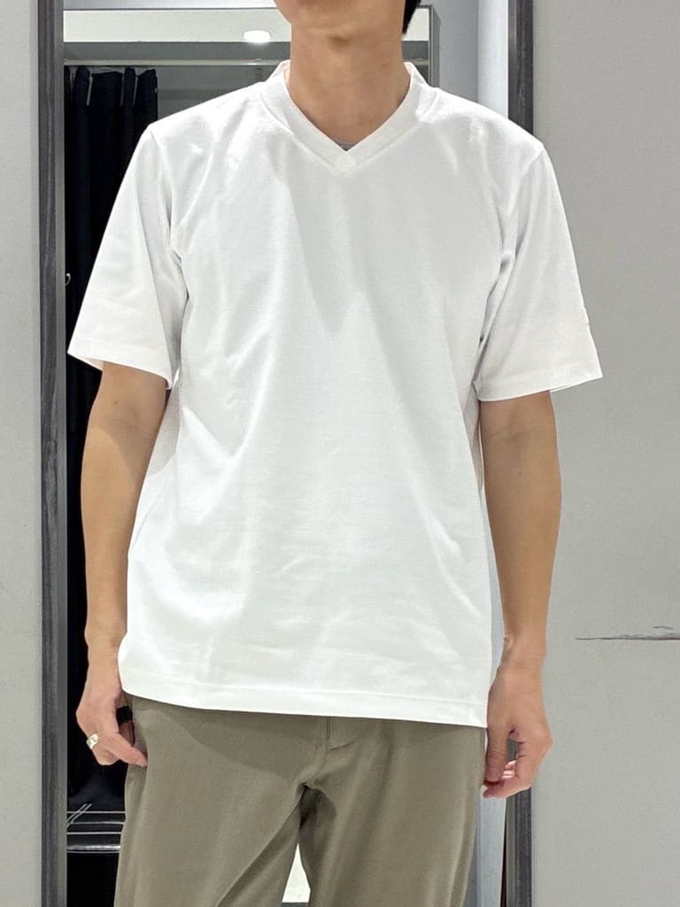 わいずみさんの「TAKEO KIKUCHI｜【抗菌防臭/シーズンレス】シアサッカー ジャージシャツ」を使ったコーディネート