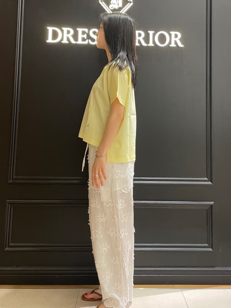 Karinさんの「DRESSTERIOR｜◆【接触冷感/抗菌防臭/消臭】アイスクリアコットンドルマンT」を使ったコーディネート