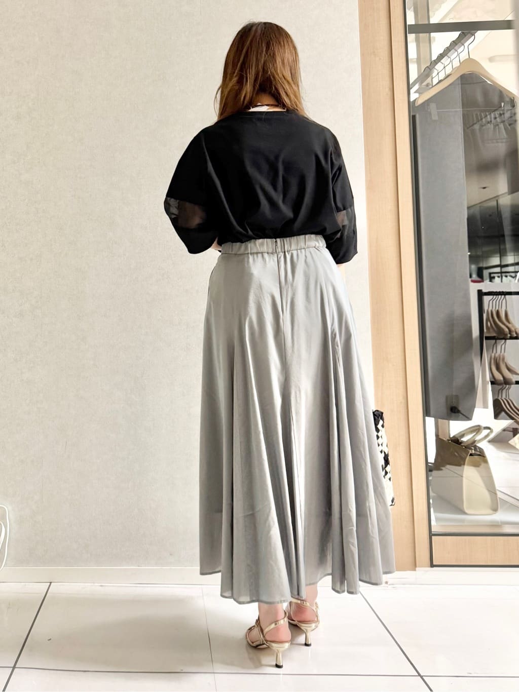 sayuさんの「UNTITLED｜◆【二の腕カバー/接触冷感】袖オーガンジープルオーバー」を使ったコーディネート