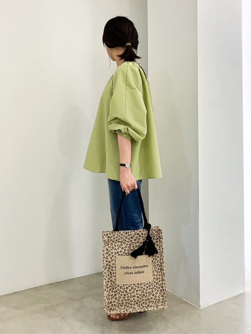 kanakoさんの「grove｜◆2WAYサッカースモックブラウス」を使ったコーディネート