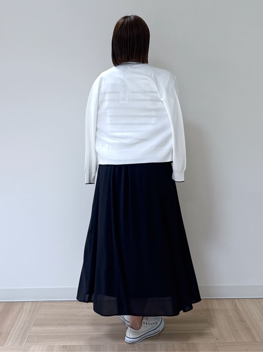 amiさんの「Reflect｜◆【手洗い可／アンサンブル可】五分袖ニット」を使ったコーディネート