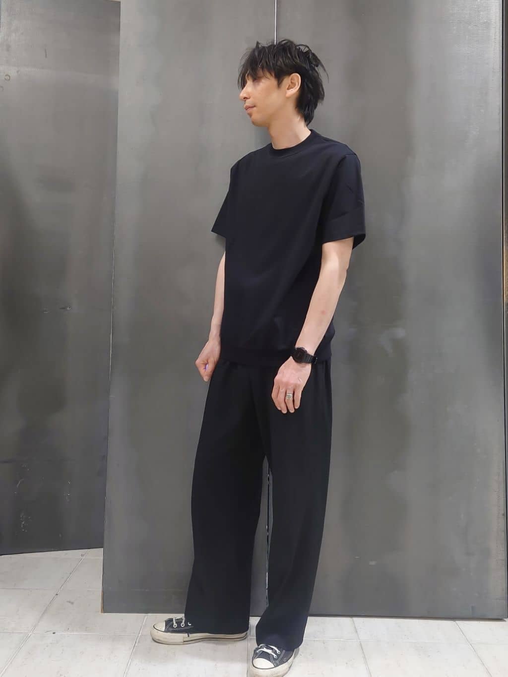 kawamuさんの「TAKEO KIKUCHI｜【抗菌防臭】COOL DOTS（R）ドビープリント ジャケット」を使ったコーディネート