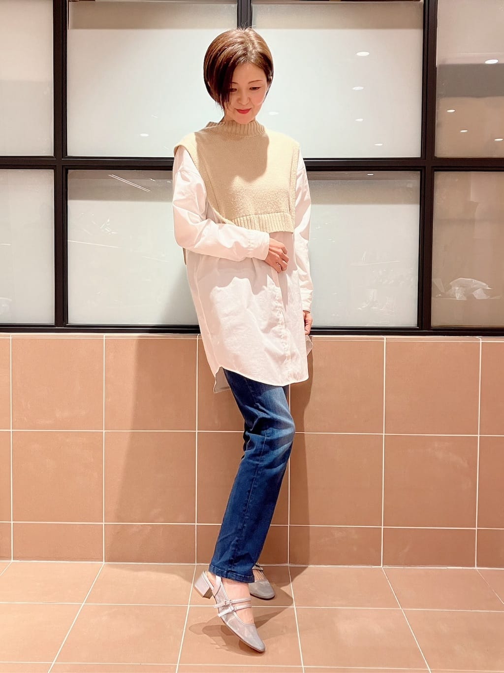 Ｋさんの「ESPERANZA｜ダブルベルトメッシュパンプス」を使ったコーディネート