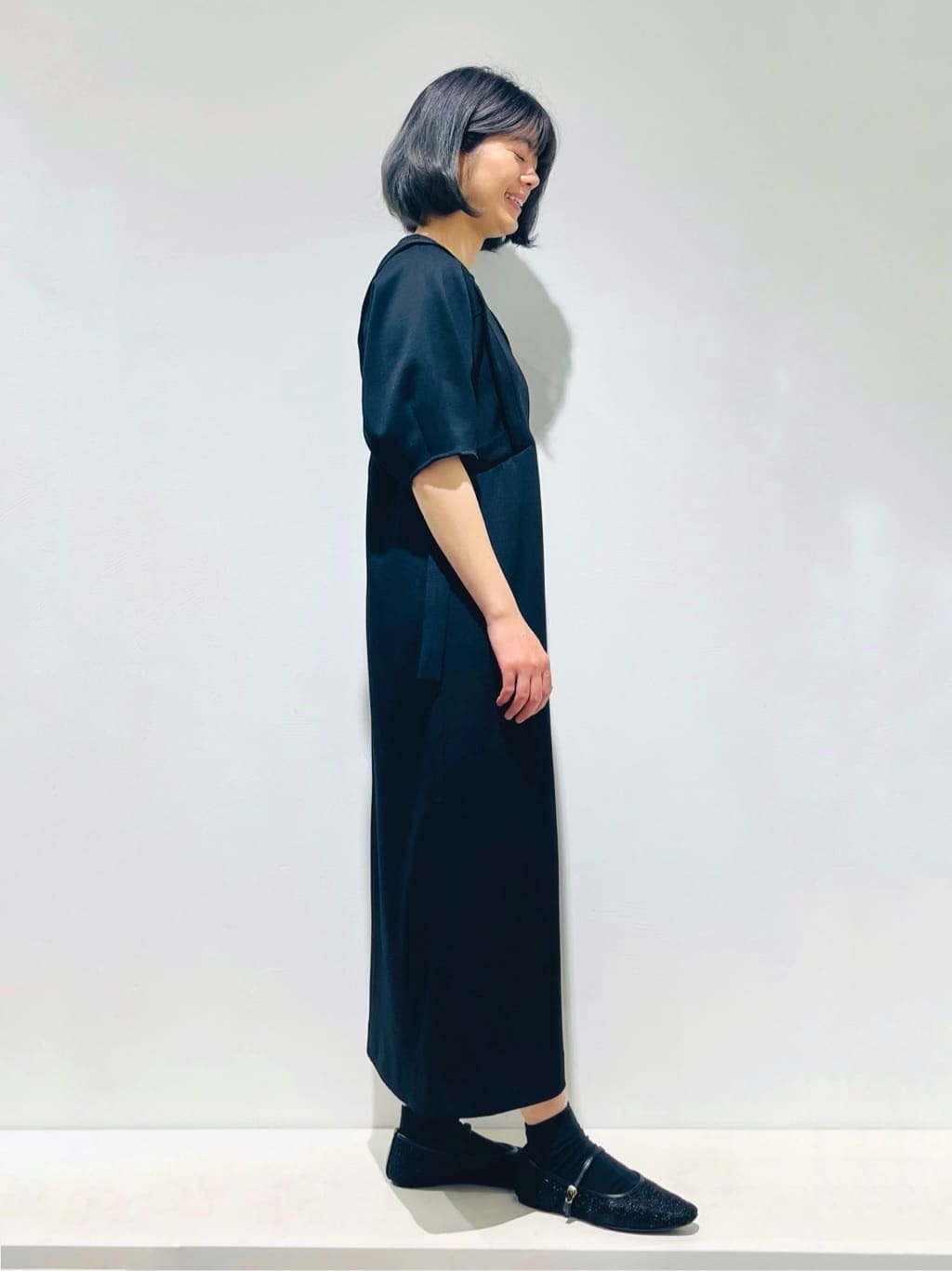 Fujiharuさんの「grove｜◆ポンチジャージマキシワンピ」を使ったコーディネート