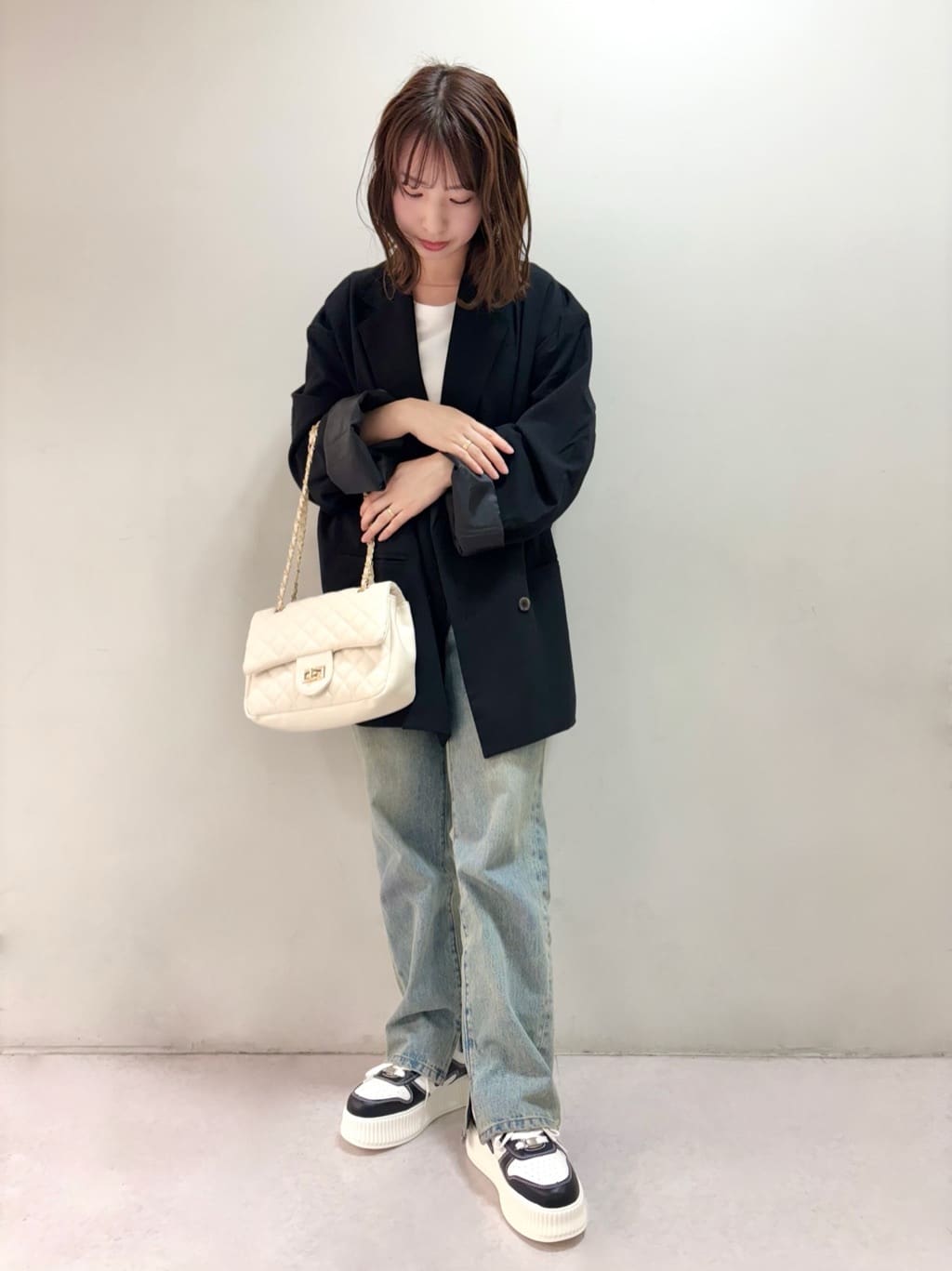 sakiさんの「ESPERANZA｜厚底プラットフォームスニーカー」を使ったコーディネート