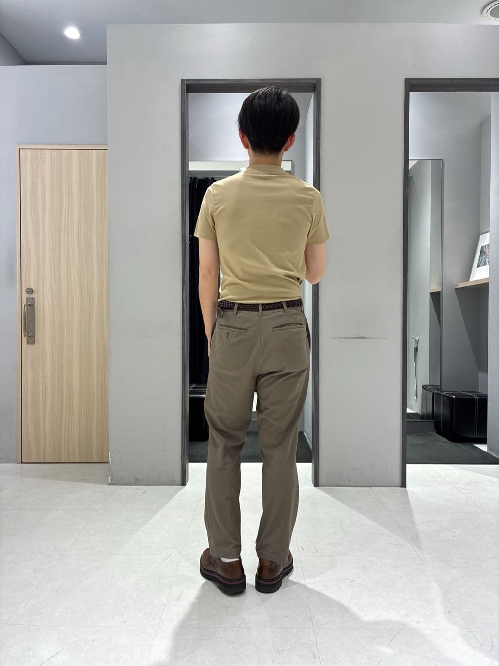 わいずみさんの「TAKEO KIKUCHI｜【抗菌防臭／9色5サイズ展開】ハニカムメランジ ポロシャツ」を使ったコーディネート