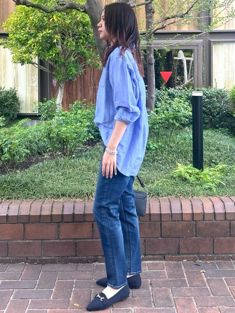 マリナさんの「UNTITLED｜【Healthy DENIM&times;UNTITLED】別注 R Mrytle（リマートル）テーパードデニム」を使ったコーディネート