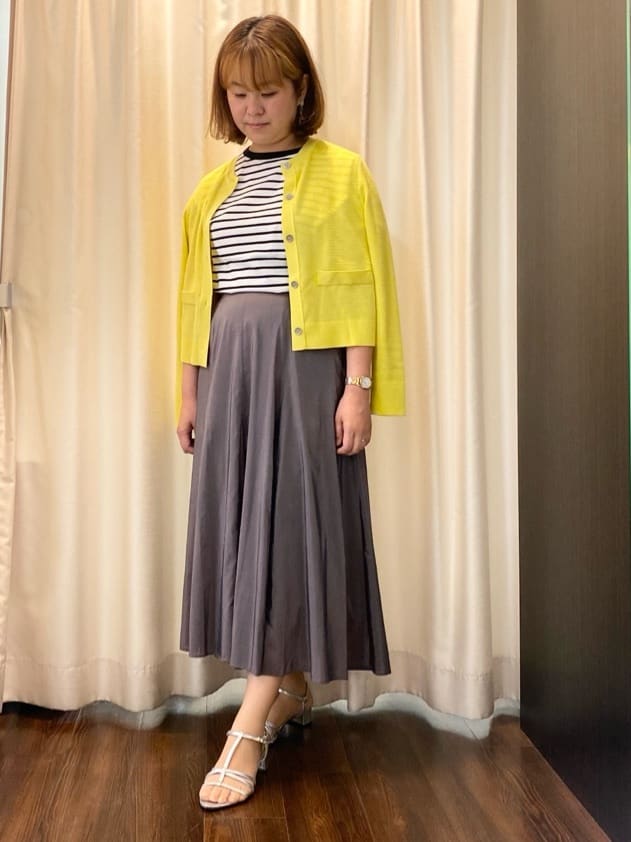 Ayaさんの「UNTITLED｜◆【11色展開/コットン100/アンサンブル可能】 プルオーバーニット」を使ったコーディネート