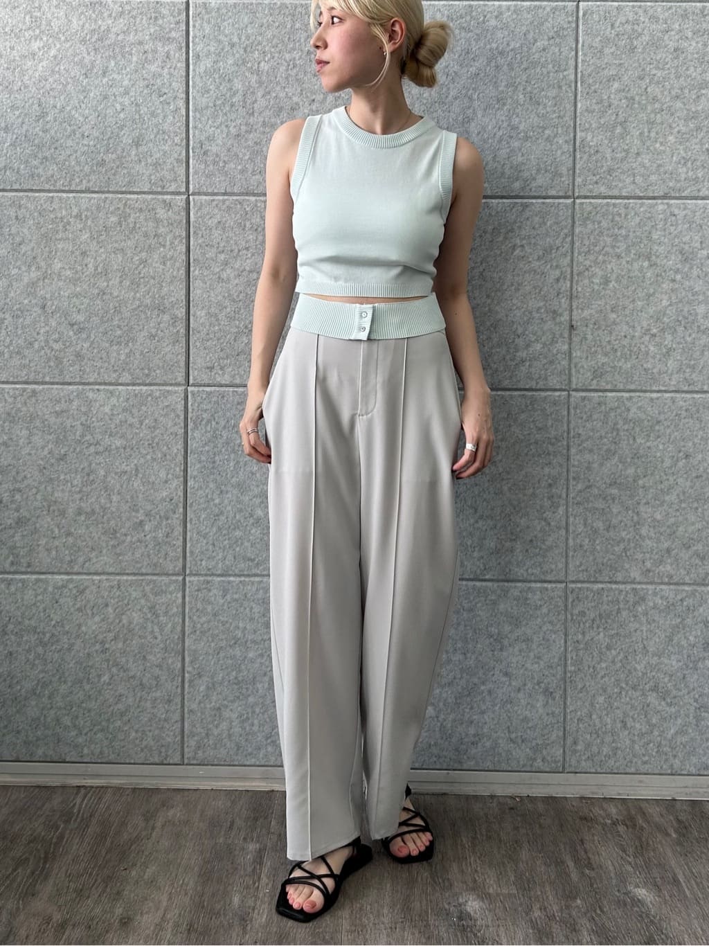 honoka Aさんの「CODE A｜design knit tank」を使ったコーディネート