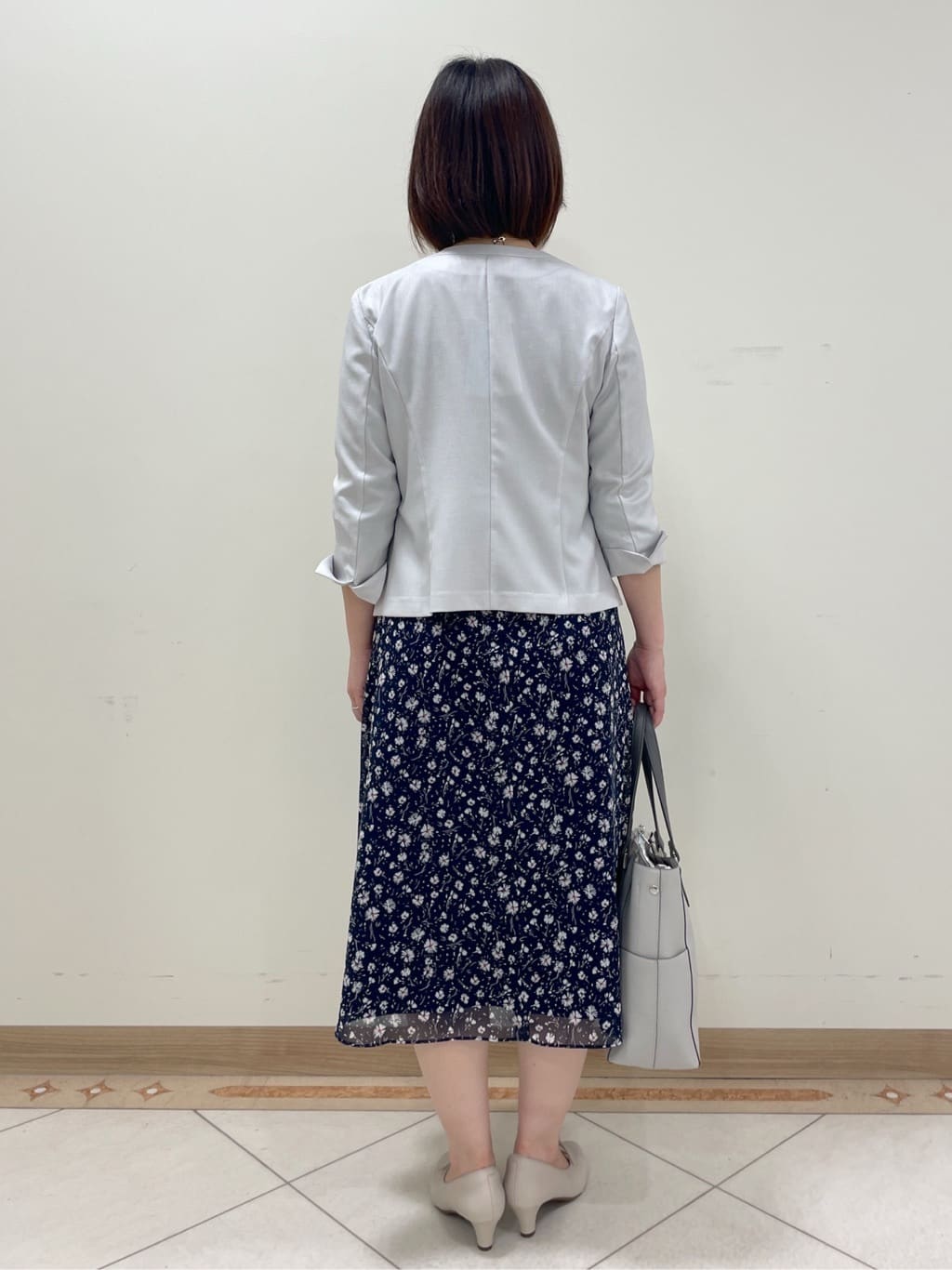 hanaさんの「Reflect｜◆【マシンウォッシュ可】フラワープリントワンピース」を使ったコーディネート
