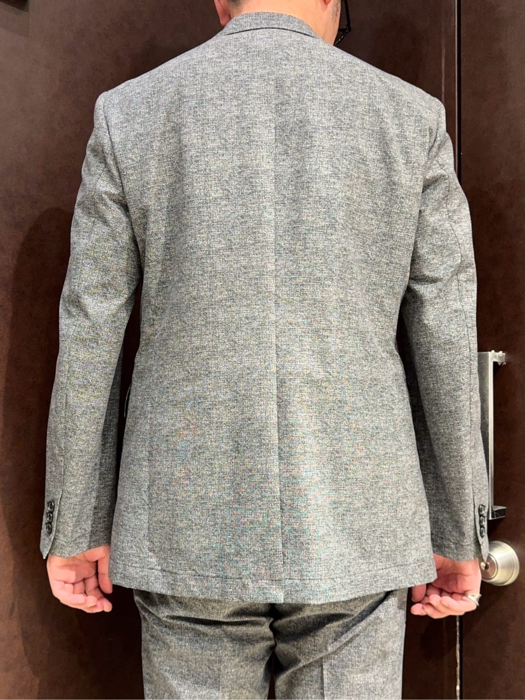 shuheiさんの「TAKEO KIKUCHI｜【抗菌防臭】COOL DOTS（R）ドビープリント ジャケット」を使ったコーディネート