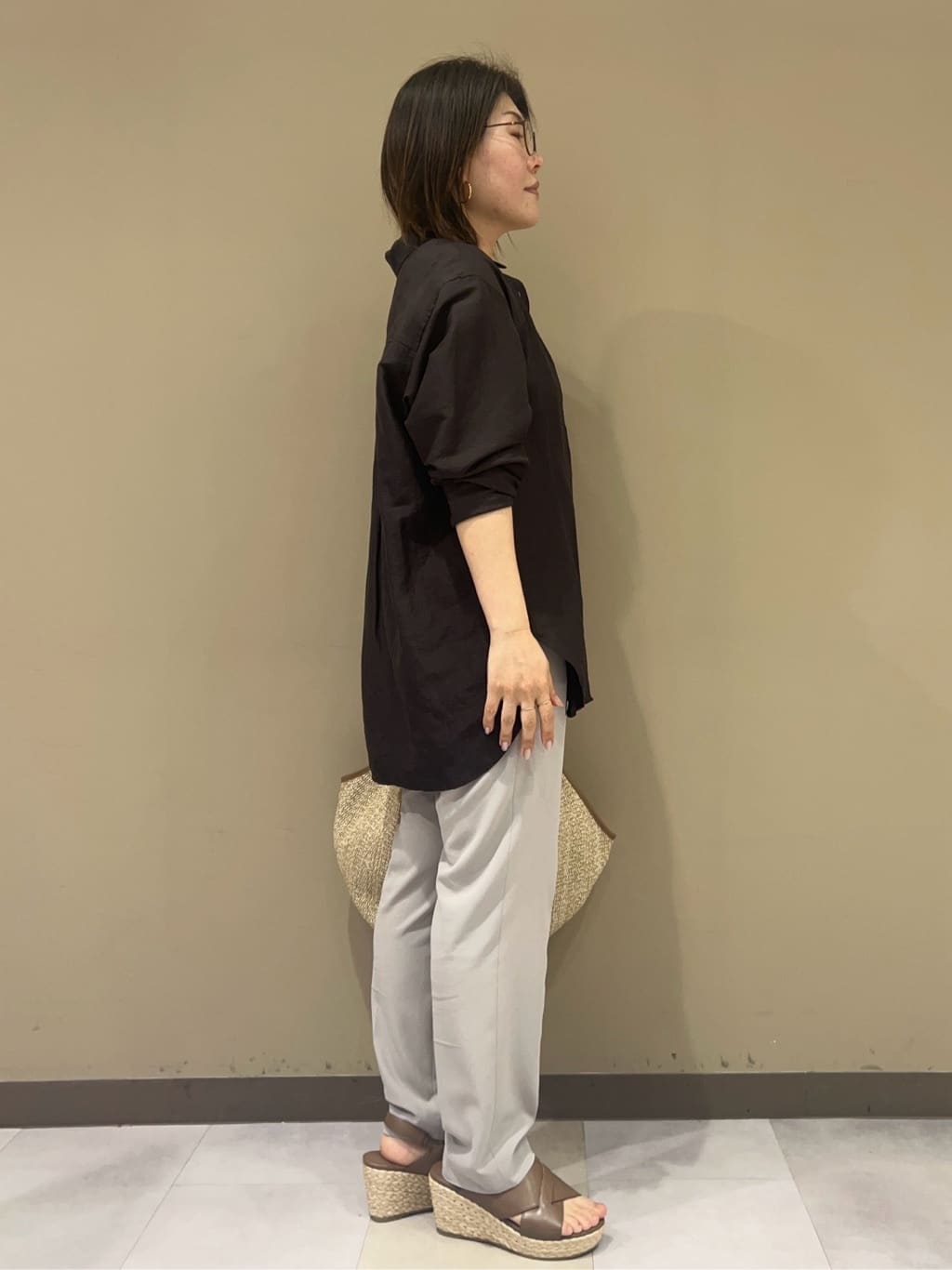 fukuさんの「UNTITLED｜【古畑星夏さん着用/スクエアインナー】コットンタンクトップ」を使ったコーディネート